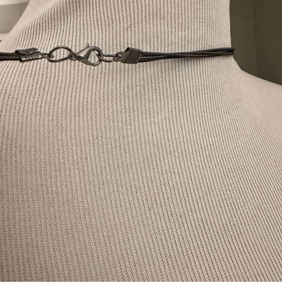 Long Bling Gem Crystal Charm Bauble Pendant Necklace - Picture 4 of 4